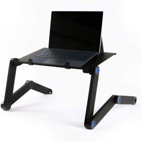 img 3 attached to Adjustable Laptop Stand Comfortable Aluminum