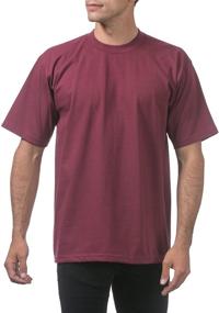 img 1 attached to Premium Pro Club Heavyweight Cotton T-Shirt: Stylish and Durable Men's Clothing