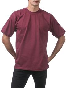 img 2 attached to Premium Pro Club Heavyweight Cotton T-Shirt: Stylish and Durable Men's Clothing