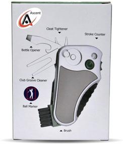 img 2 attached to Golfer's Best Tool Golf Multitool: All-in-One Stroke Counter, Divot Repair, Brush & More – Perfect Golf Gift Idea for Men and Women