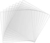 🔍 versatile xcel clear plastic craft polycarbonate sheets - 0.0200 thickness (8") - explore endless crafting possibilities! logo