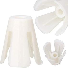 img 1 attached to 🧵 8-Pcs/Pack Syhonic Plastic Coil Claw Thread Spool Cone Holder for Janome 644D 744D Serger Overlocker Sewing Machine