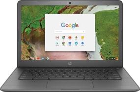 img 4 attached to 🖥️ HP 14-inch HD Touchscreen Chromebook Laptop PC, Intel Celeron N3350 Processor, 4GB DDR4 RAM, 32GB eMMC, 802.11ac, Bluetooth, USB-C 3.1, No DVD, Chrome OS (Grey)