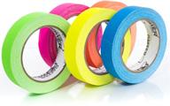 🎨 gaffers tape - superior usa grade gaffer tape - vibrant assorted colors - 1" x 20 yards - by gaffer power logo