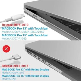 img 1 attached to IBENZER MacBook Pro 15-дюймовый чехол 2019 2018 2017 2016 A1990 A1707