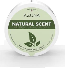 img 4 attached to Гель-очиститель воздуха Azuna All-Natural - натуральный аромат (8 унций) | На основе растений, натуральное средство от неприятных запахов и освежитель воздуха для дома | Масло чайного дерева | Запахи животных, дым, сильные запахи.