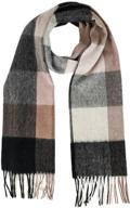 tartan checked luxury scarfs cashmere logo