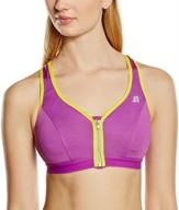 👗 enhanced support and style: shock absorber active plunge building print 38b logo
