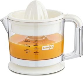 img 4 attached to 🍊 Dash Compact Citrus Juicer Extractor: Healthy Juice Maker for Oranges, Lemons, Limes, Grapefruit & other Citrus Fruits with Easy Pour Spout + 32 oz Pitcher - White