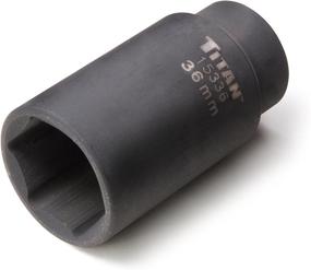 img 2 attached to 🔧 Titan 15336 36mm 1/2" Drive 6 Point Axle Nut Socket - Reliable Automotive Tool for Heavy Duty Jobs - 1 Pack