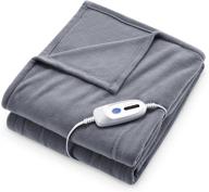 electric blanket auto off overheating protection bedding logo