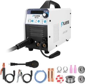 img 4 attached to 🔥 FLARING Mig Welder Machine: Flux Core, Stick ARC/MMA, LIFT TIG/MIG Welding, Gas/Gasless, Inverter AC to DC 110/220V – Ideal for Beginners