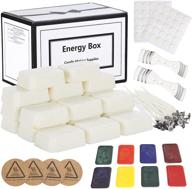 🕯️ soy wax and diy candle making supplies kit - natural soy wax 2.38lb | candle making kit for adults and teens with candle wax dyes, wicks, stickers, and more | ideal for candle arts and crafts logo