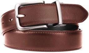 img 1 attached to Bulliant Genuine Leather Reversible Adjustable Men's Accessories for Belts