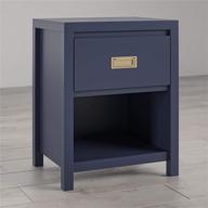 stylish and functional navy nightstand for kids - little seeds monarch hill haven logo