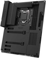 🖥️ материнская плата для игр nzxt n7 z490 atx - поддерживает процессоры 10-го поколения - intel wireless-ax 200 - bluetooth v5.1 - черная логотип