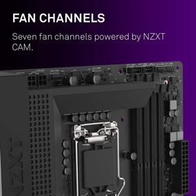 img 2 attached to 🖥️ Материнская плата для игр NZXT N7 Z490 ATX - поддерживает процессоры 10-го поколения - Intel Wireless-AX 200 - Bluetooth V5.1 - черная