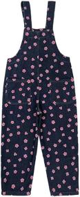 img 3 attached to 👚 Peacolate: Versatile Girls' Clothing – Changeable Jumpsuit Overalls for Ages 3-14
