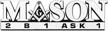 ask1 chrome masonic auto emblem logo