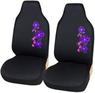 front bucket seat covers floral embroidery design driver car seat covers universal fit most car interior accessories logo