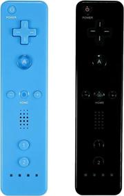 img 4 attached to 🎮 Enhance Your Gaming Experience with Yosikr Wireless Remote Controller for Wii Wii U - Black and Blue