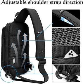 img 2 attached to Anti Theft Crossbody Shoulder Backpack Waterproof