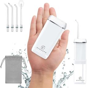 img 4 attached to 💦 Portable Water Flosser with Telescopic Water Tank - 3 Modes, IPX7 Waterproof - Ideal for Home & Travel, Teeth, Braces, Bridges Care