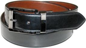 img 1 attached to 👔 Men's Accessories and Belts - Dockers Reversible Swivel Buckle in Black and Brown