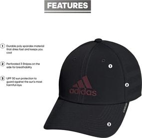 img 3 attached to 🧢 Stretch Fit Structured Cap by adidas for Gameday