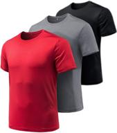 enhanced performance: athlio workout protection athletic t shirts for men's active clothing logo