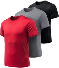 img 4 attached to Enhanced Performance: ATHLIO Workout Protection Athletic T Shirts for Men's Active Clothing