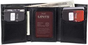 img 1 attached to 💼 Stylish Levi's Men's Trifold Wallet with Window: The Perfect Addition to Men's Accessories