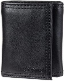 img 4 attached to 💼 Stylish Levi's Men's Trifold Wallet with Window: The Perfect Addition to Men's Accessories