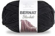 🧶 bernat blanket yarn, 10.5 ounces, coal, 1 ball logo