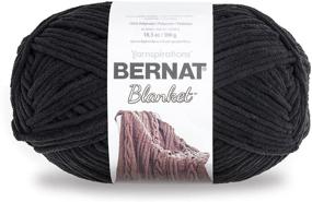 img 4 attached to 🧶 Пряжа Bernat Blanket, 10,5 унций, угольный цвет, 1 моток