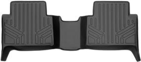 img 4 attached to 🚗 MAXLINER 2nd Row Floor Mat Liner - Black for 2015-2021 Chevy Colorado/GMC Canyon Crew Cab: Enhanced Protection and Style