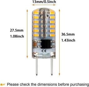 img 3 attached to 🔆 Reelco Dimmable 2.5W Daylight Bulb Replacement