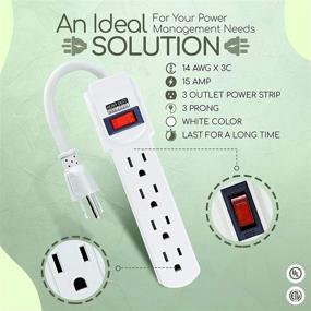 img 2 attached to 4 Outlet Power Strip - 14 AWG X 3C