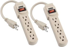img 4 attached to 4 Outlet Power Strip - 14 AWG X 3C