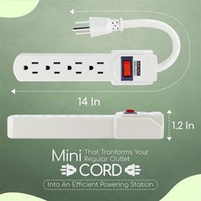 img 3 attached to 4 Outlet Power Strip - 14 AWG X 3C