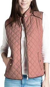 img 3 attached to MAYSIX APPAREL Sleeveless Lightweight Quilted Outdoor Recreation for Outdoor Clothing