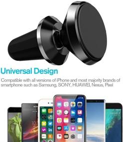 img 1 attached to Magnetic Holder Universal IPhone Smartphones Portable Audio & Video