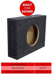 img 2 attached to 🔊 Atrend 10SME 10-inch Single Sealed / Shallow Mount Subwoofer Enclosure with Enhanced SEO