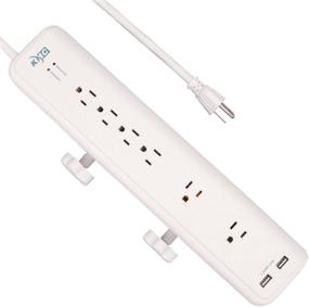 img 4 attached to KMC 6 Outlet Protector Charging Station Power Strips & Surge Protectors