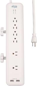 img 2 attached to KMC 6 Outlet Protector Charging Station Power Strips & Surge Protectors