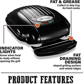 img 1 attached to 🥪 Gotham Steel 2053 Low Fat Multipurpose Sandwich Grill Nonstick Copper Coating – Large, Black - As Seen on TV