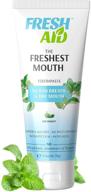 🌿 fresh mouth toothpastes: best natural solution for dry mouth & bad breath - sls free, fluoride free, antiplaque, vegan - made in greece logo