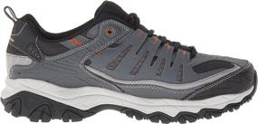 img 1 attached to Skechers Afterburn Memory Lace Up Sneaker Men's Shoes for Athletic