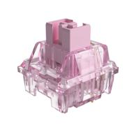 🎮 epomaker akko cs jelly pink linear switch set - mechanical gaming keyboard, 3 pin, 45 pieces logo