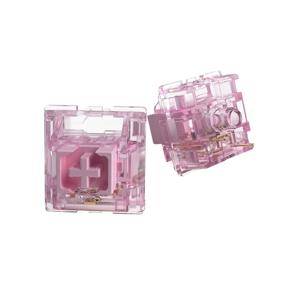 img 2 attached to 🎮 EPOMAKER AKKO CS Jelly Pink Linear Switch Set - Mechanical Gaming Keyboard, 3 Pin, 45 Pieces